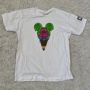 Disney Collection By Neff Mickey Mouse Melted Tee